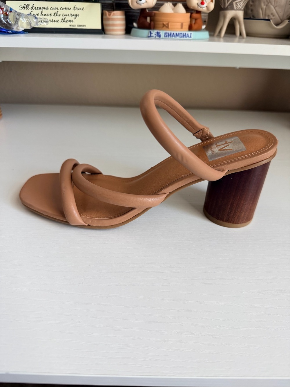 Dolce Vita Vegan Leather Open Toe Heels